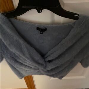 Debut Soft Blue Crop Top